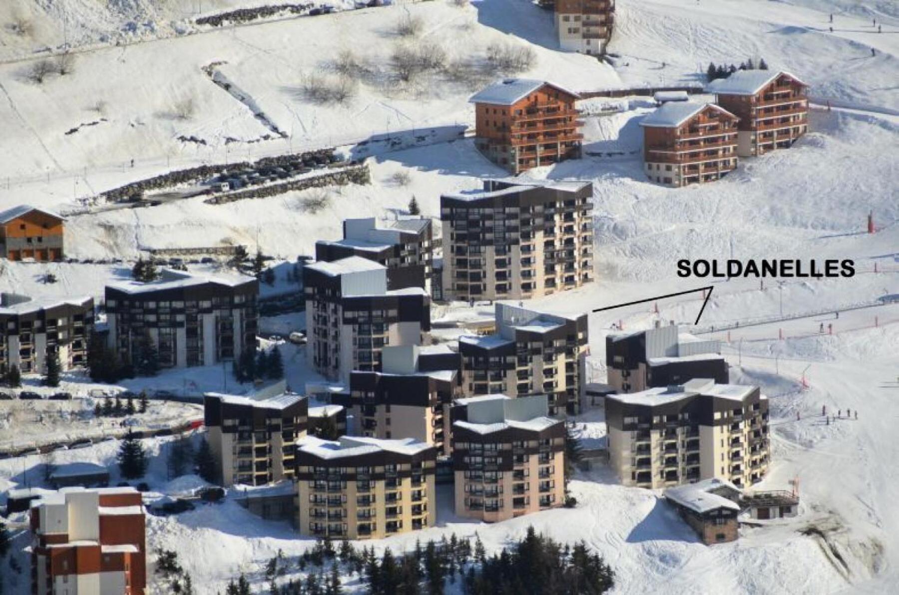 Residence Soldanelles - Joli Studio 2 Pers Aux Menuires - Ideal Couple - Ski Aux Pieds Mae-6034 Saint-Martin-de-Belleville Eksteriør bilde